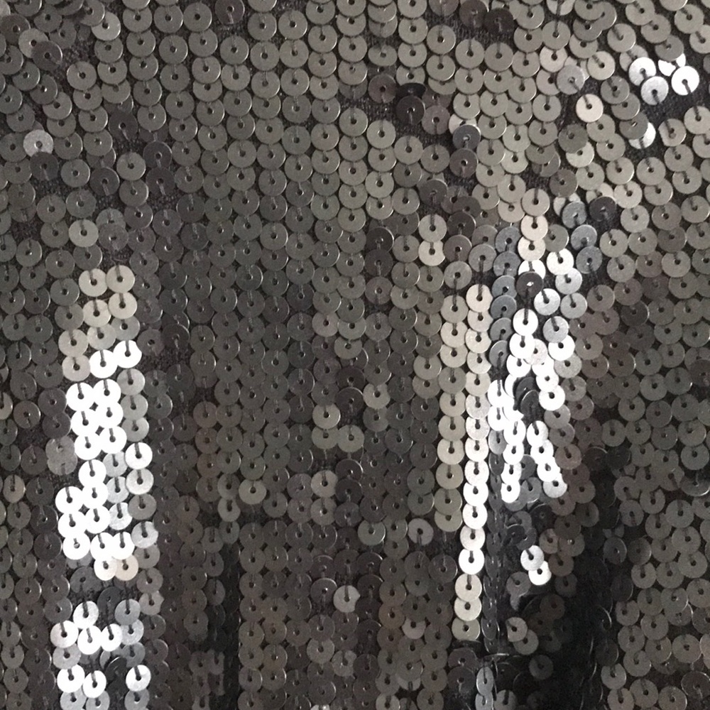 INC International Concepts Black Sequined Cardigan - Picture 4 of 7